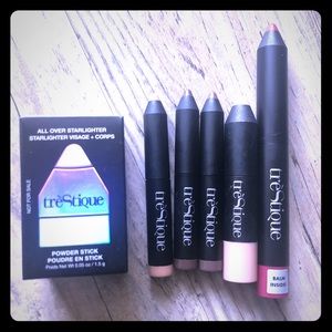 treStiQue BUNDLE-powder/lip/brow/shadow/highlightr